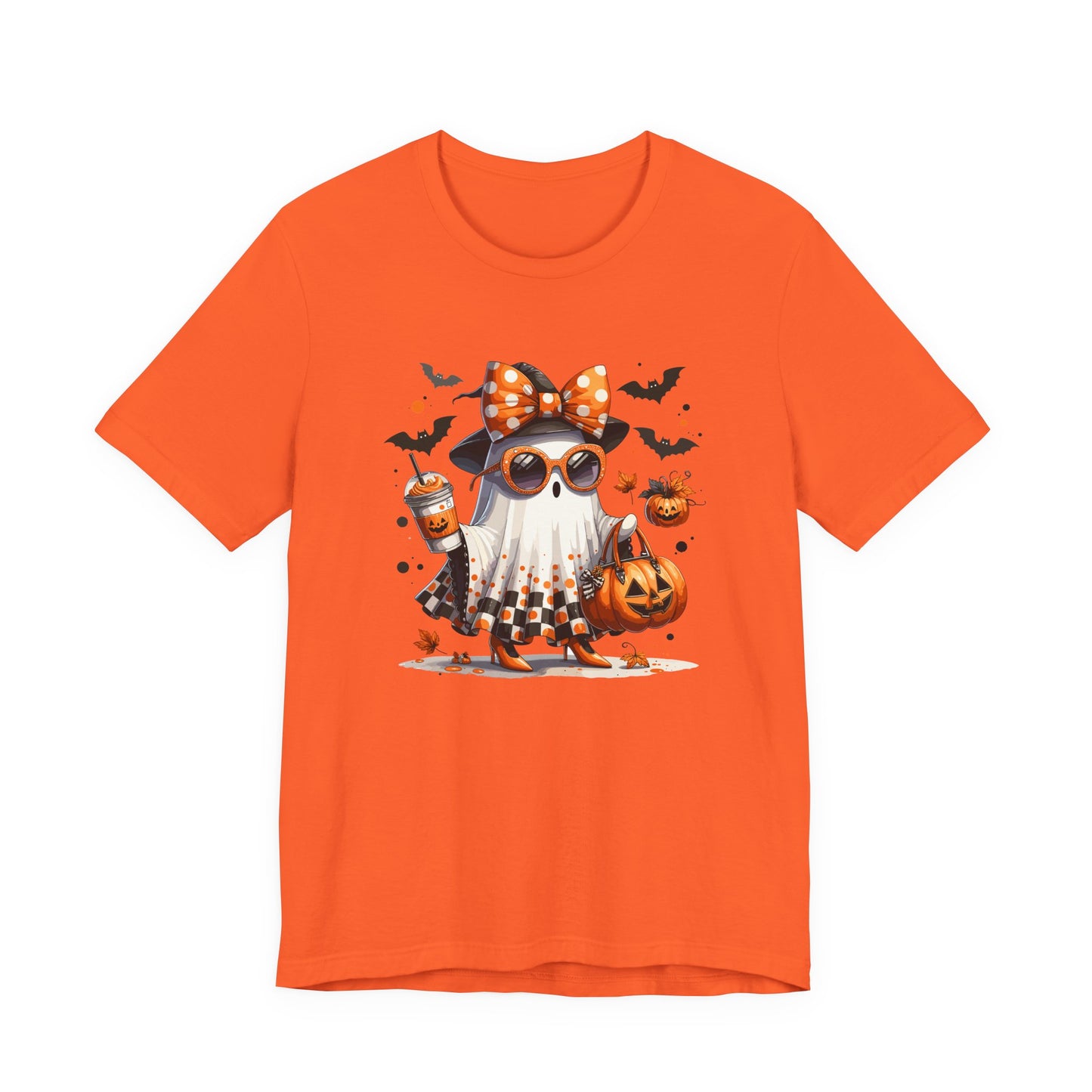 Halloween Ghost Short Sleeve Tee