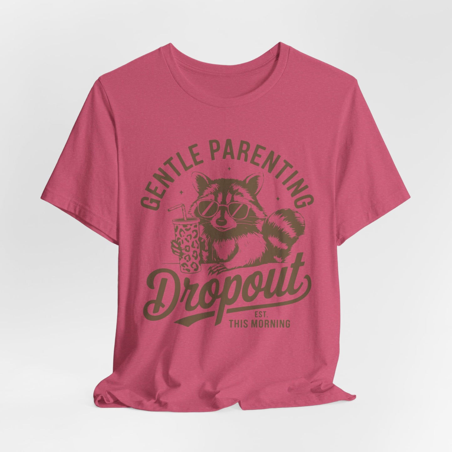 Gentle Parenting Raccoon Tee - Unisex Jersey Short Sleeve T-Shirt