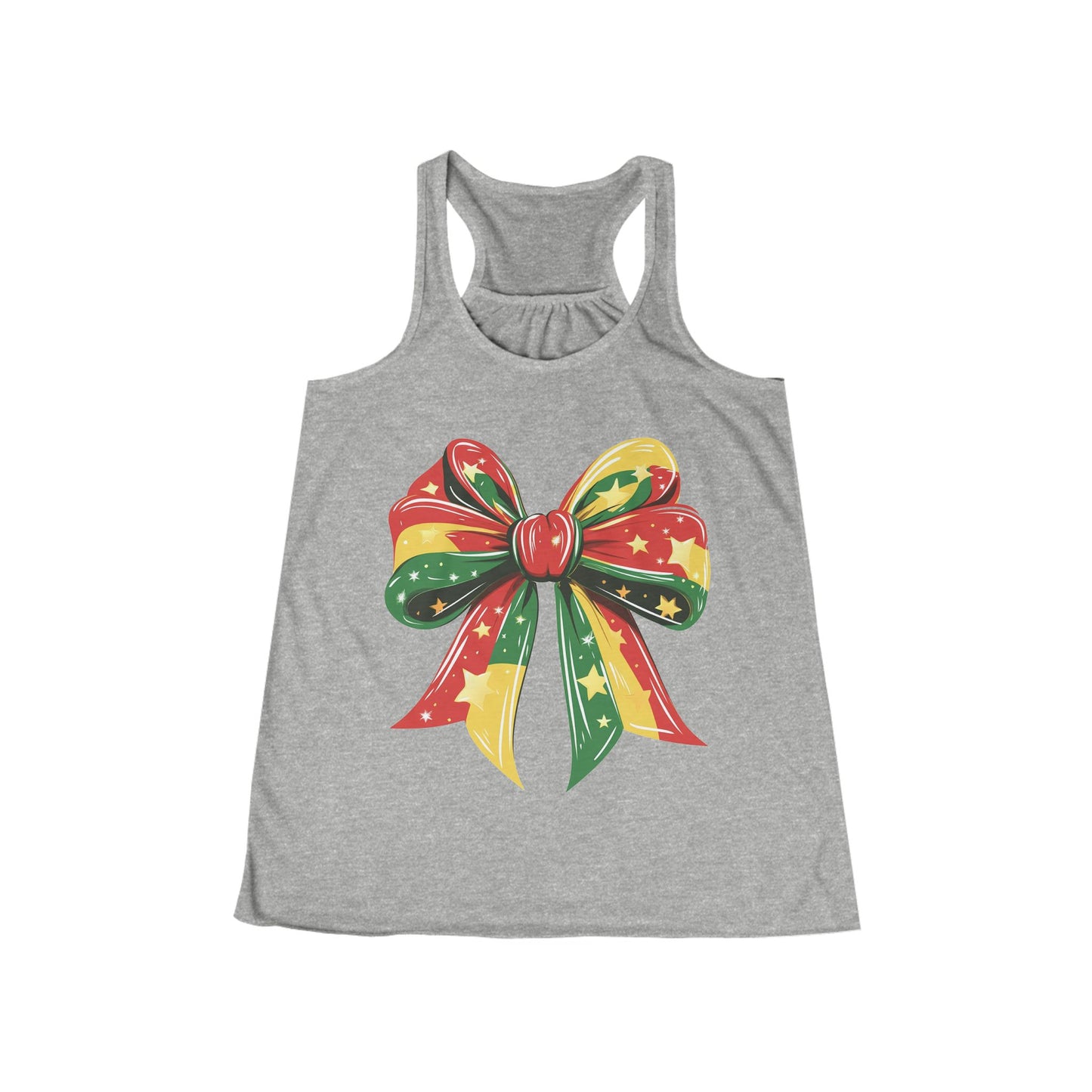 Juneteenth Flowy Racerback Tank - Festive & Fun Summer Style