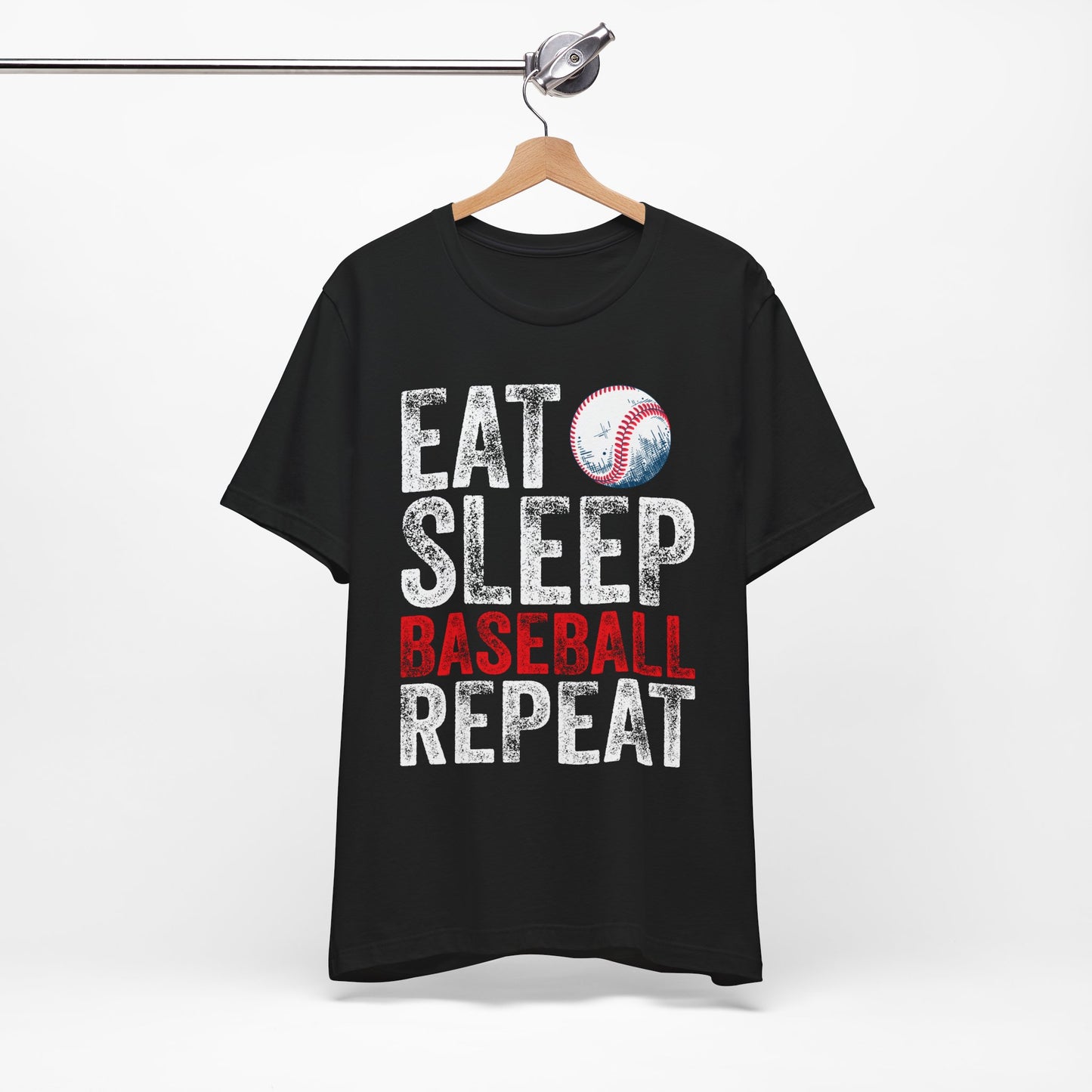 Eat Sleep Baseball Repeat Unisex Tee
