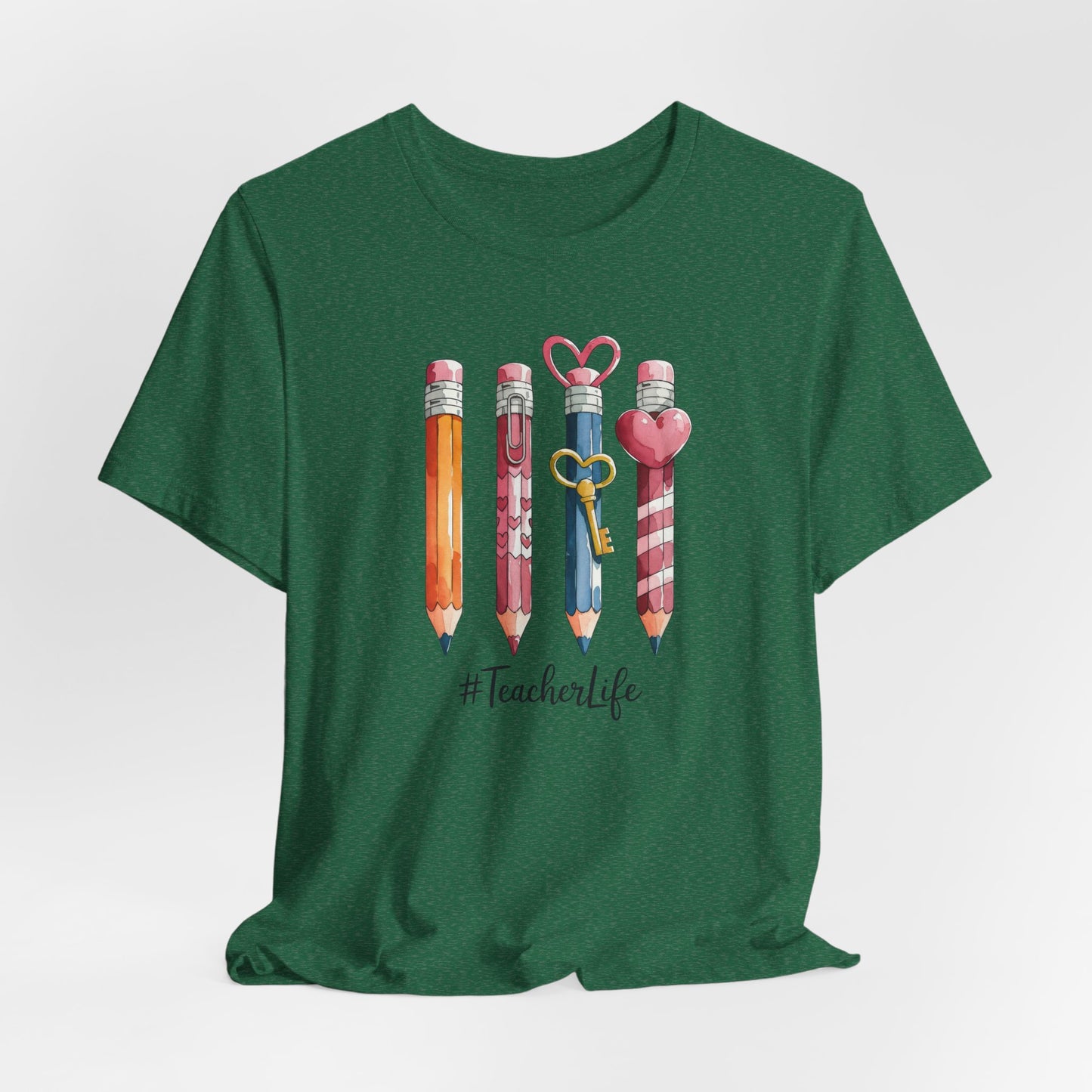 Teacher Life Pencil- Bella Canvas Tshirt