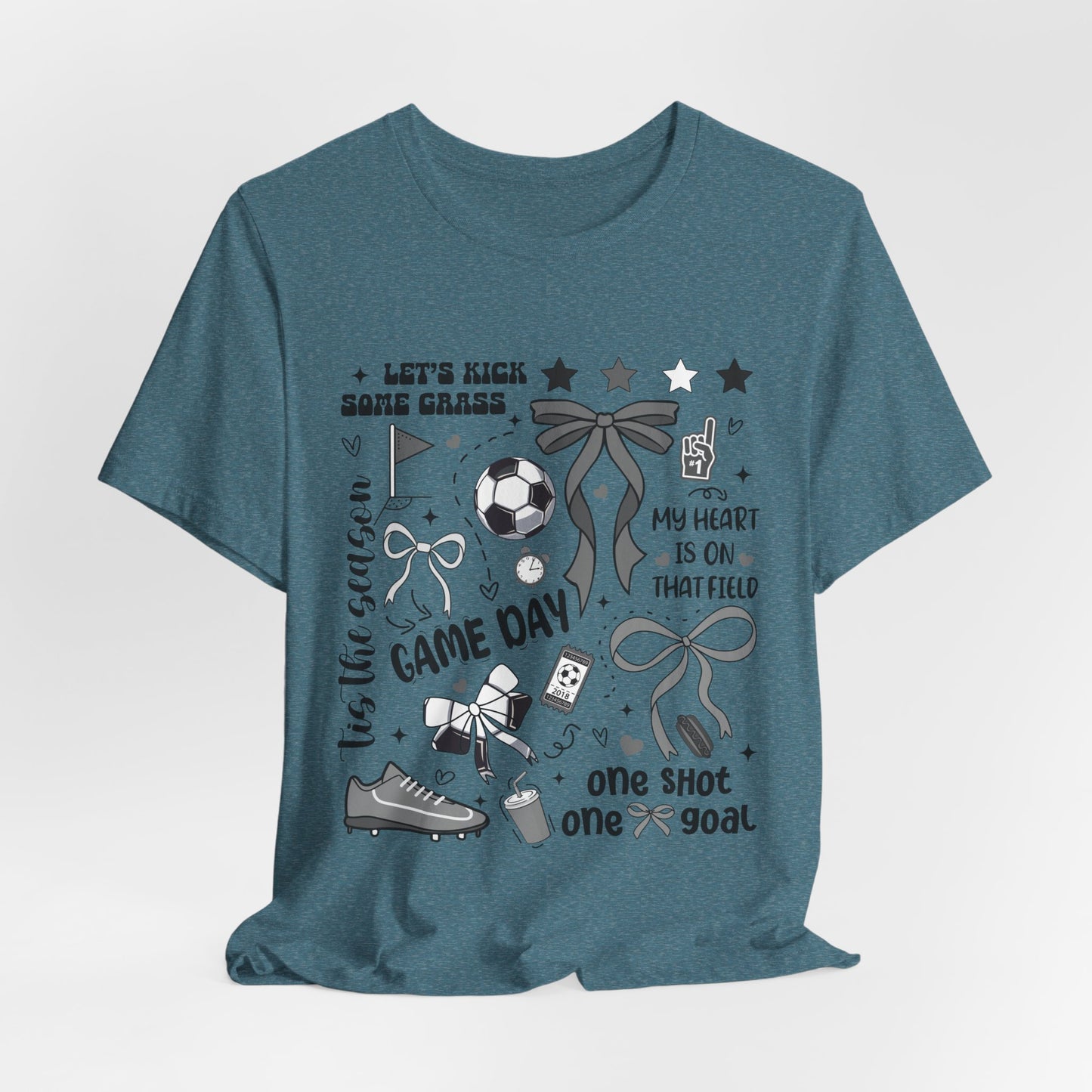 Soccer Game Day Collage Bella Canvas Tee