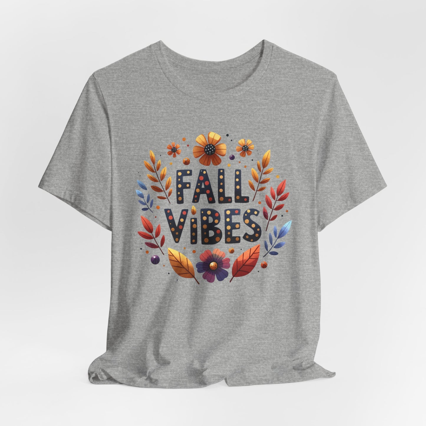 Floral Fall Vibes Bella Canvas Tshirt