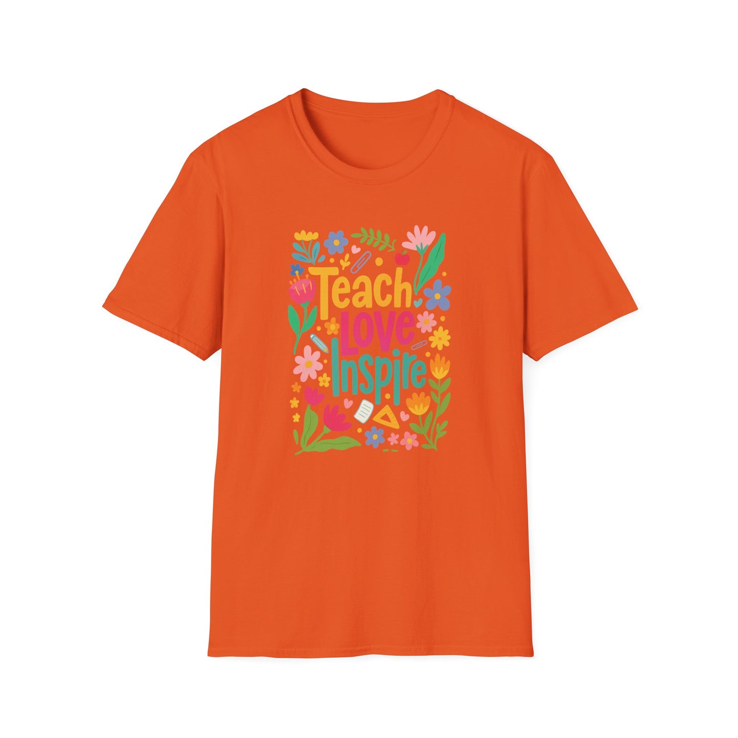 Teach Love Inspire Gildan Softstyle Tshirt