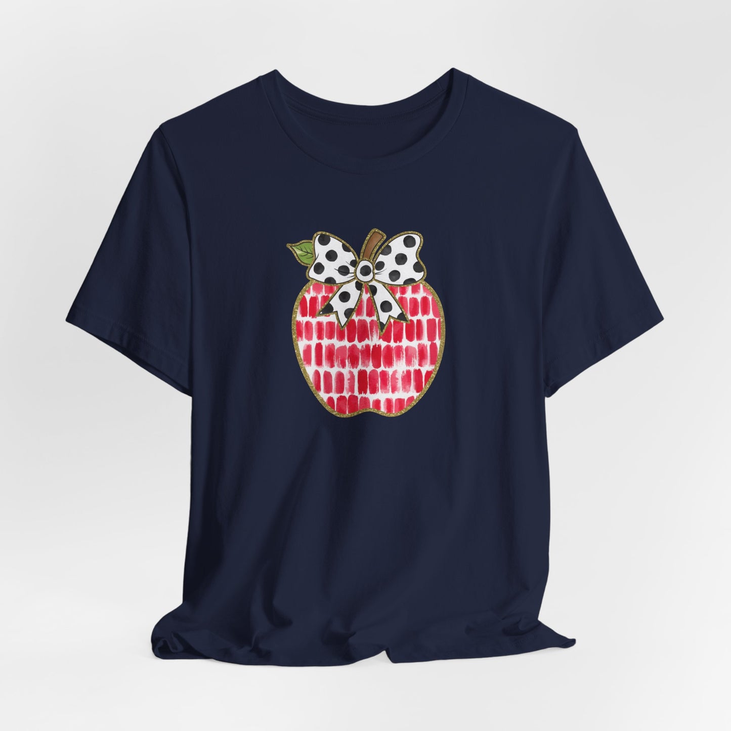 Apple Teacher Cute Bella Canvas Tshirt