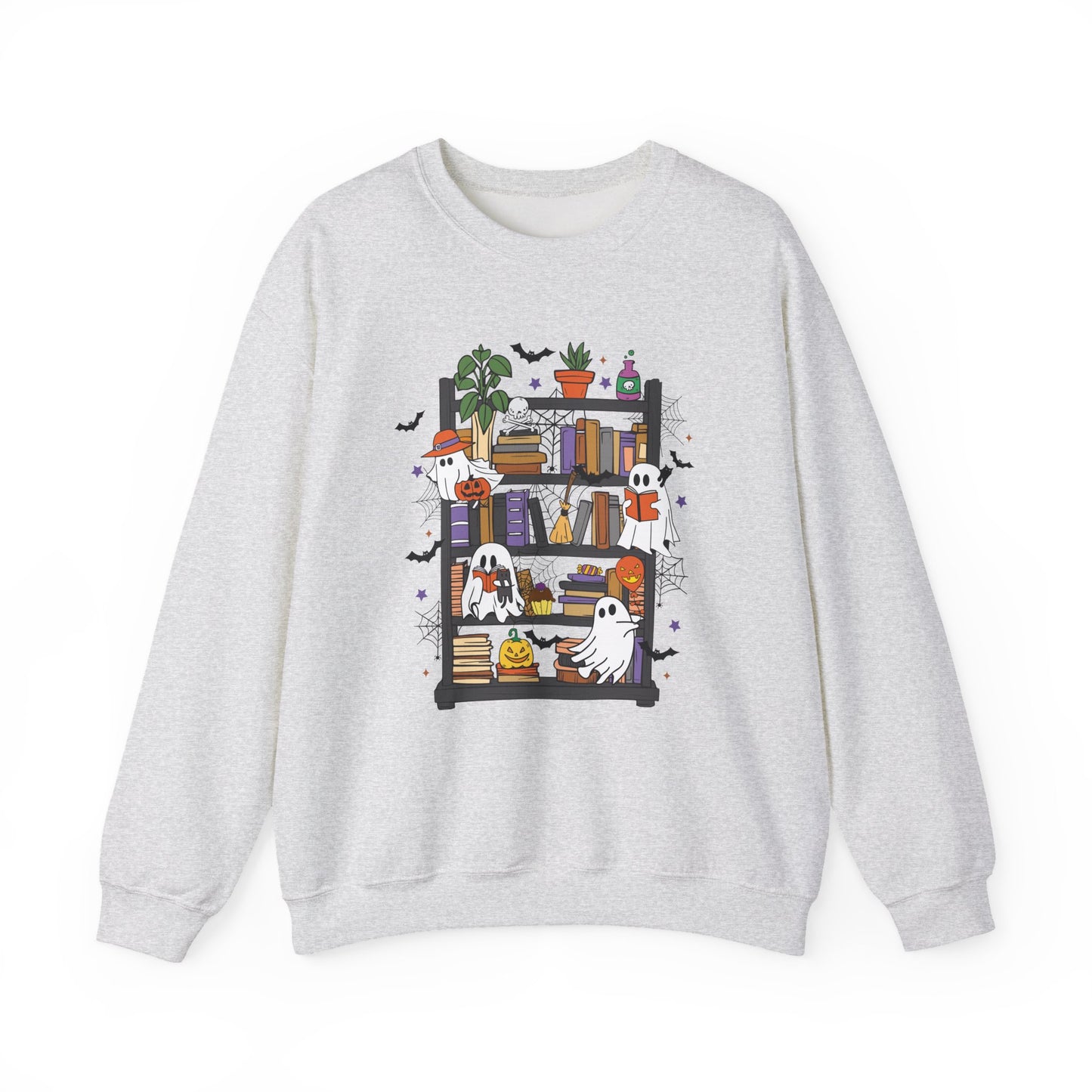 Ghost Library Gildan Crewneck Sweatshirt