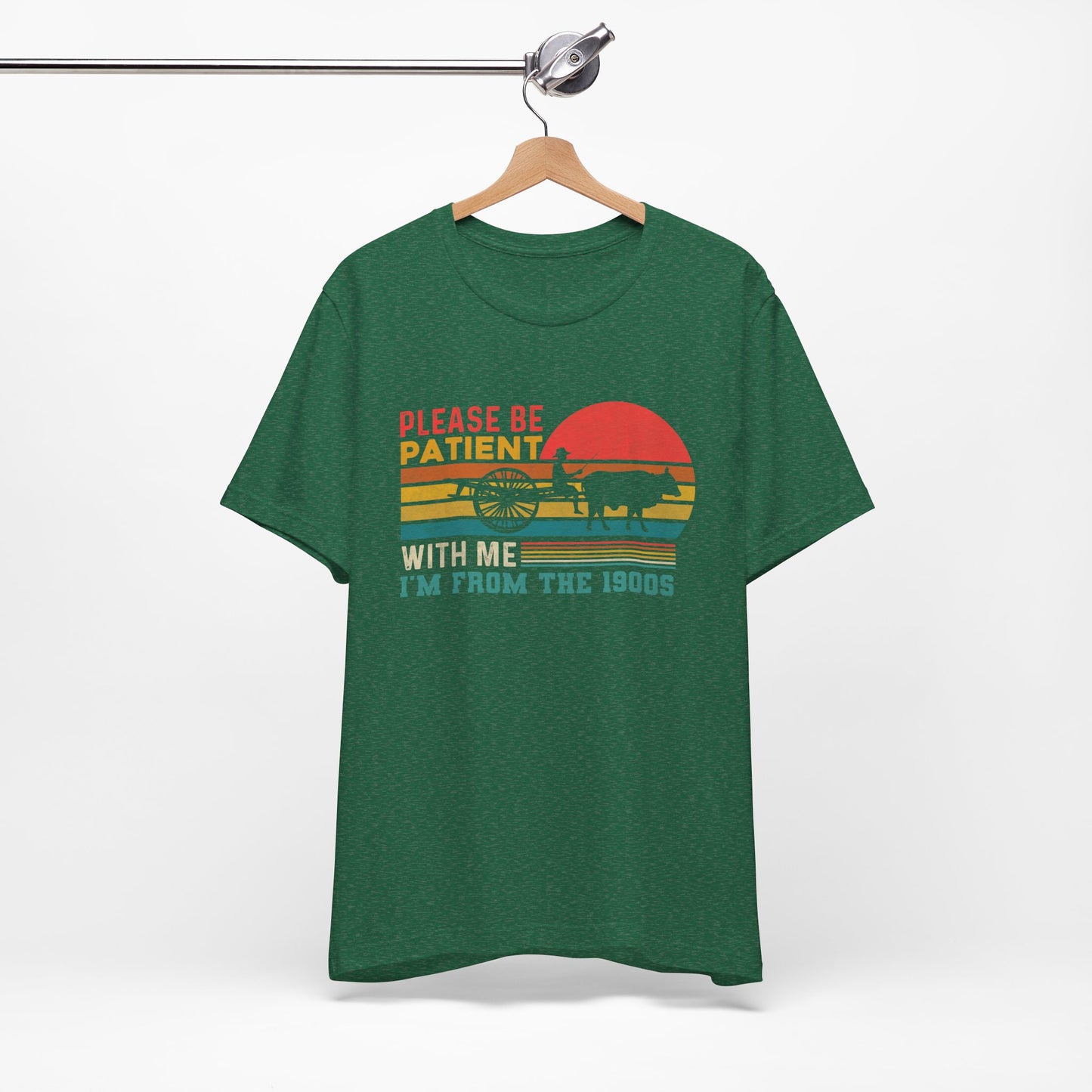 Vintage Humor Tee: Please Be Patient With Me I'm from the 1900s, Retro T-Shirt