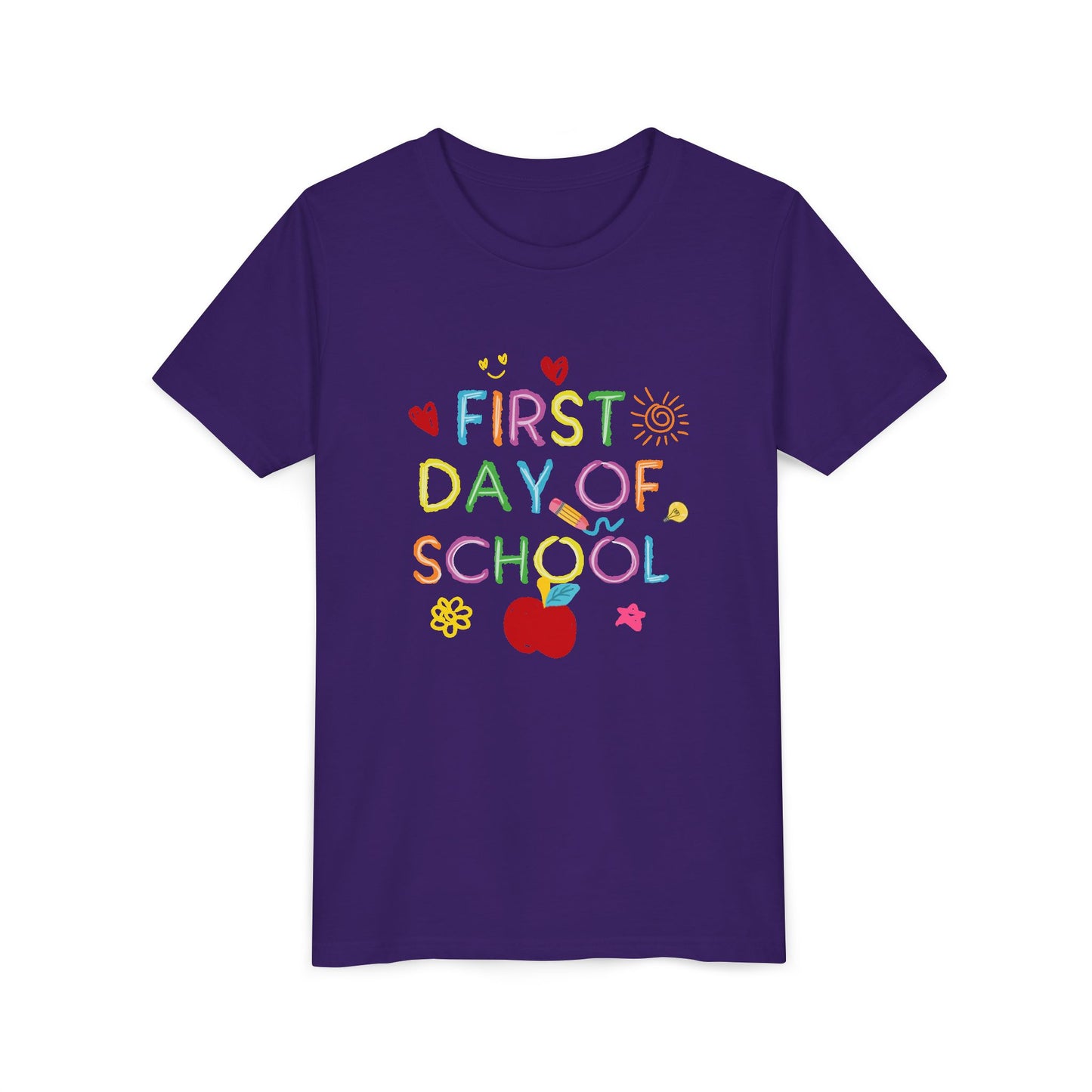 Back to School Youth Tee, First Day of School Shirt