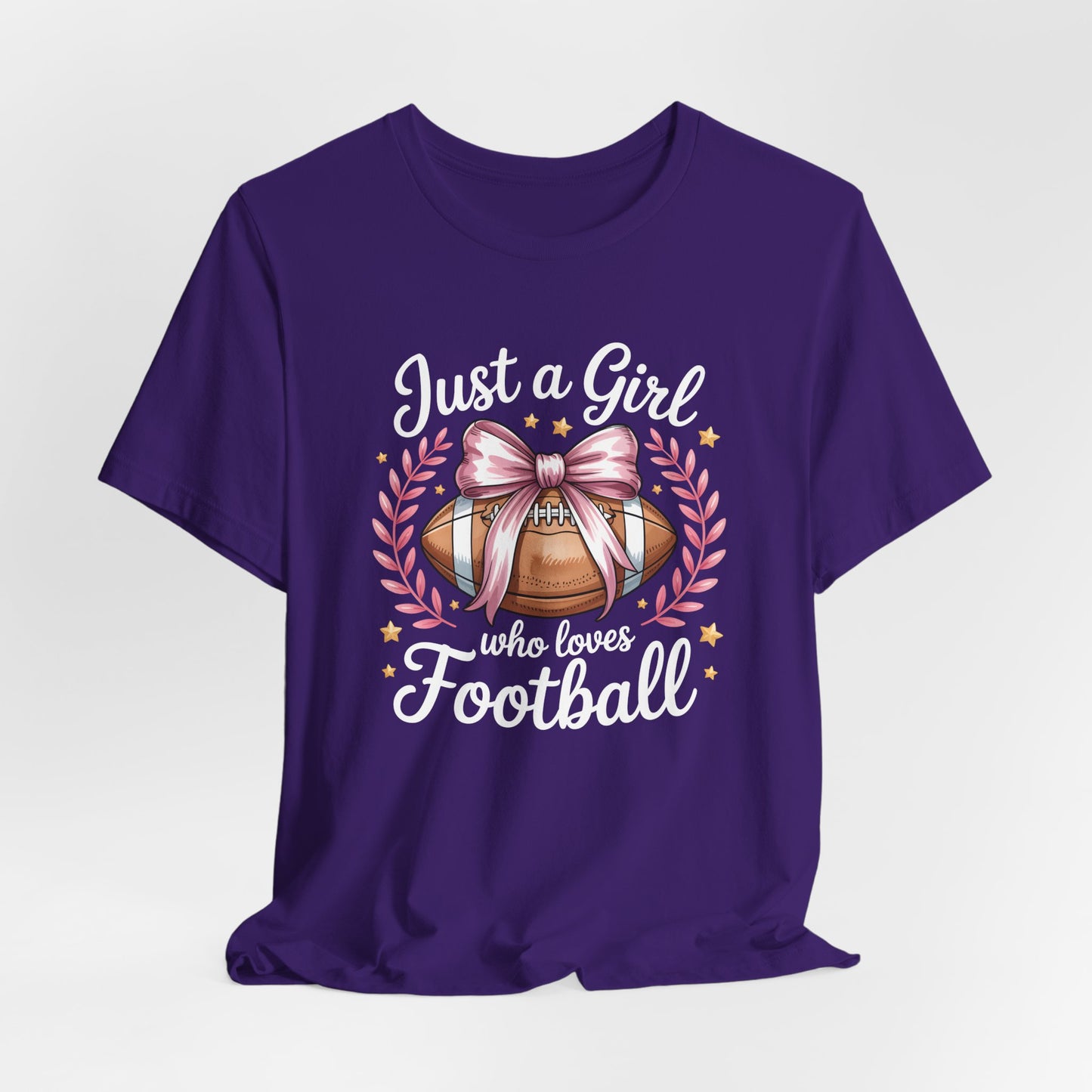 Just a Girl Who Loves Football Tee
