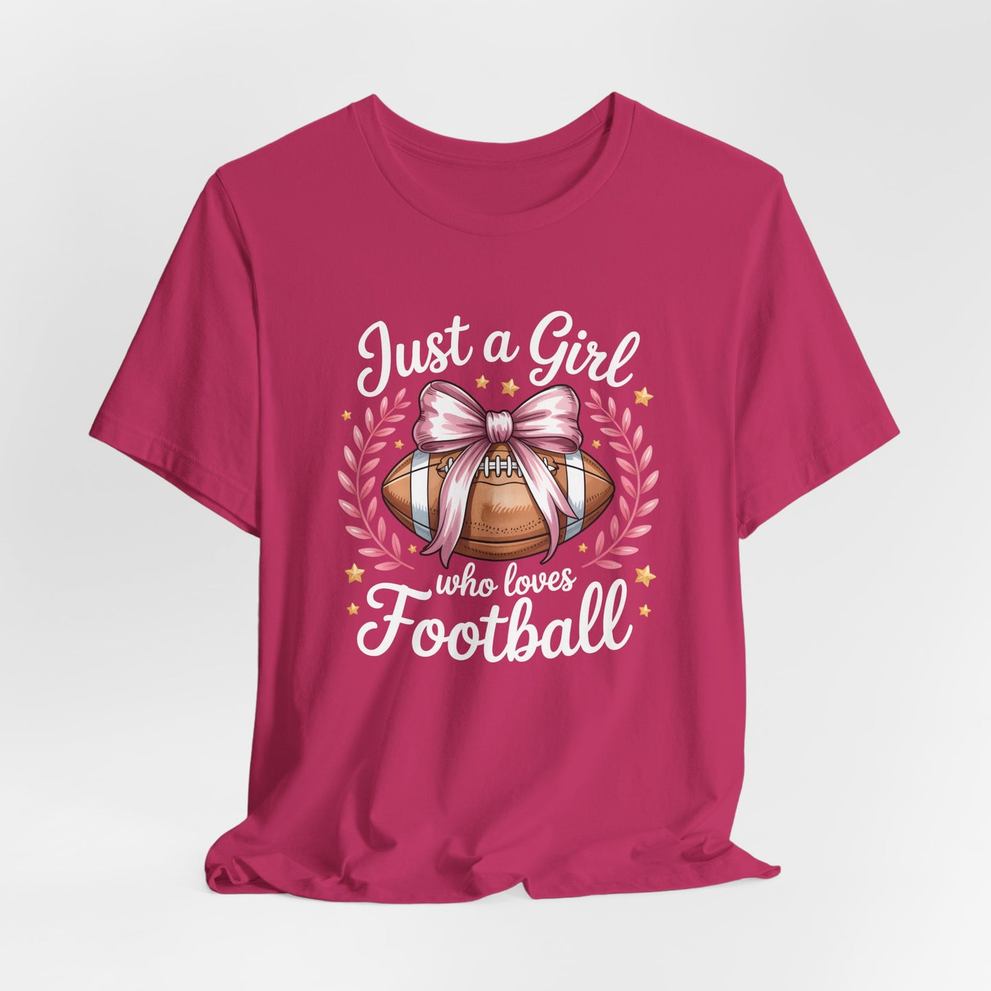 Just a Girl Who Loves Football Tee
