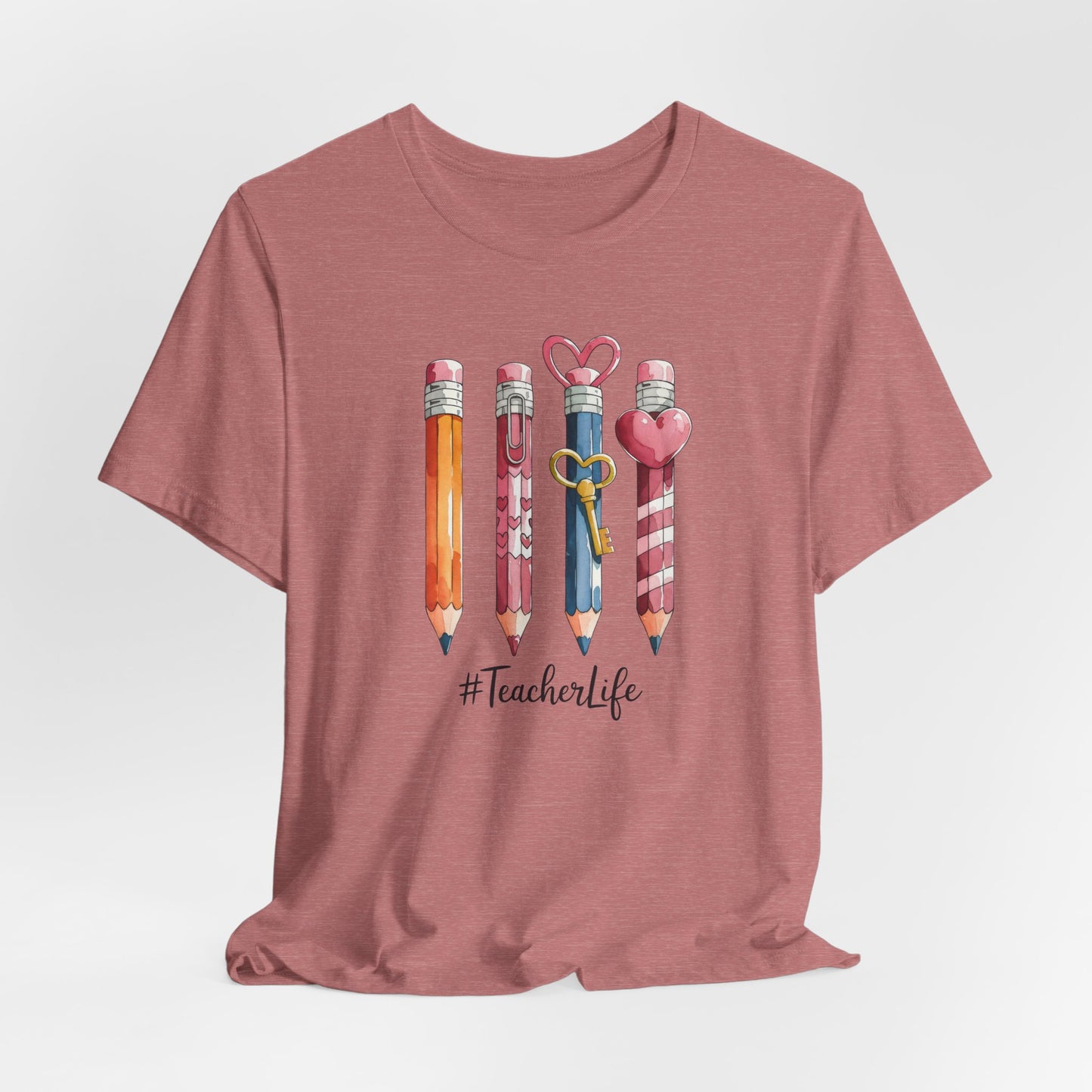 Teacher Life Pencil- Bella Canvas Tshirt