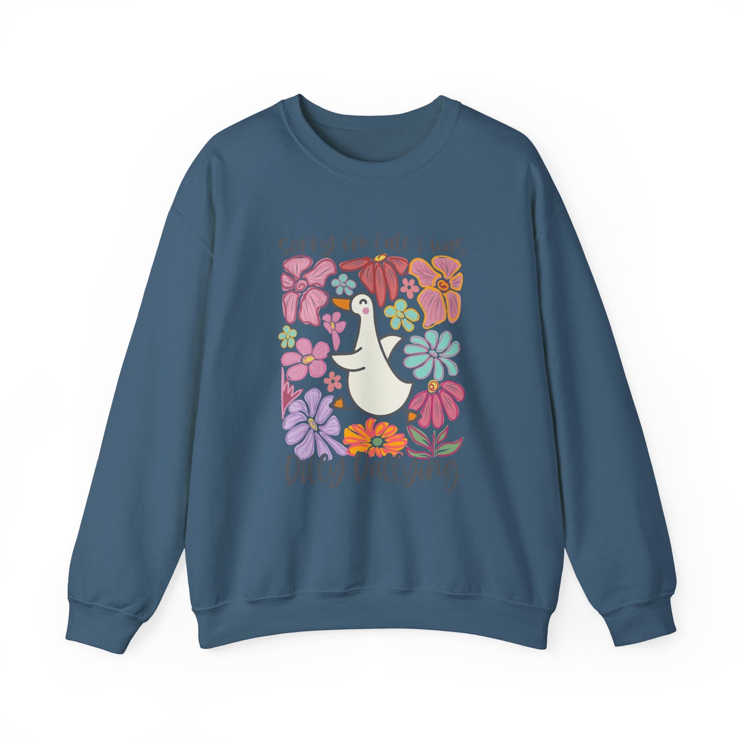Goose Dilly Dallying Gildan Crewneck Sweatshirt