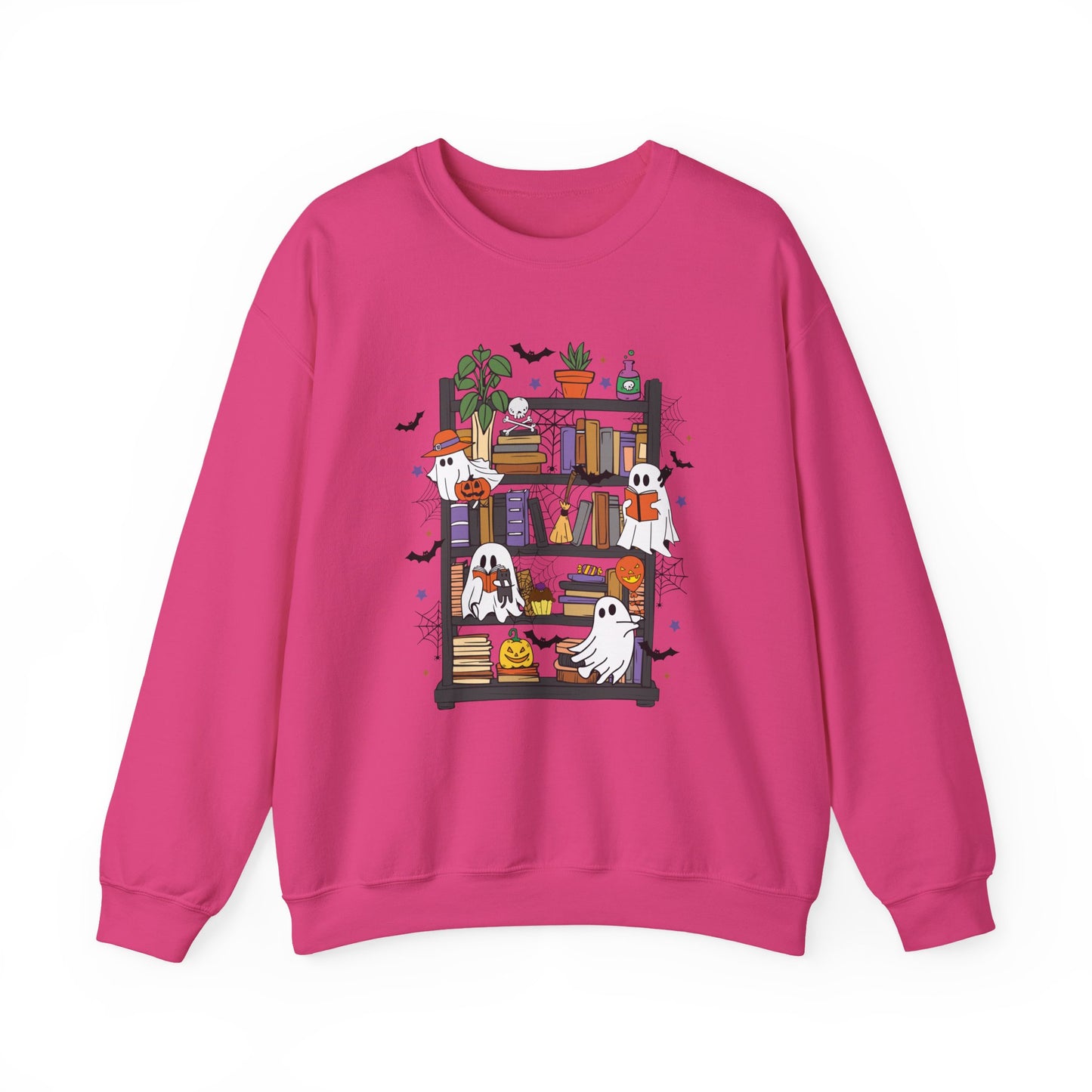 Ghost Library Gildan Crewneck Sweatshirt