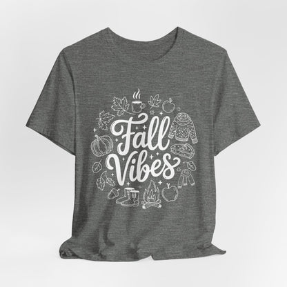 Fall Vibes Unisex Tee - Cozy Autumn T-shirt