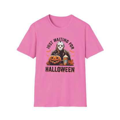 Just Waiting for Halloween Movie Graphic Tee, Unisex Softstyle T-Shirt