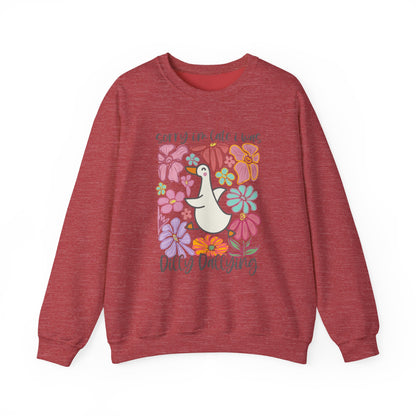 Goose Dilly Dallying Gildan Crewneck Sweatshirt