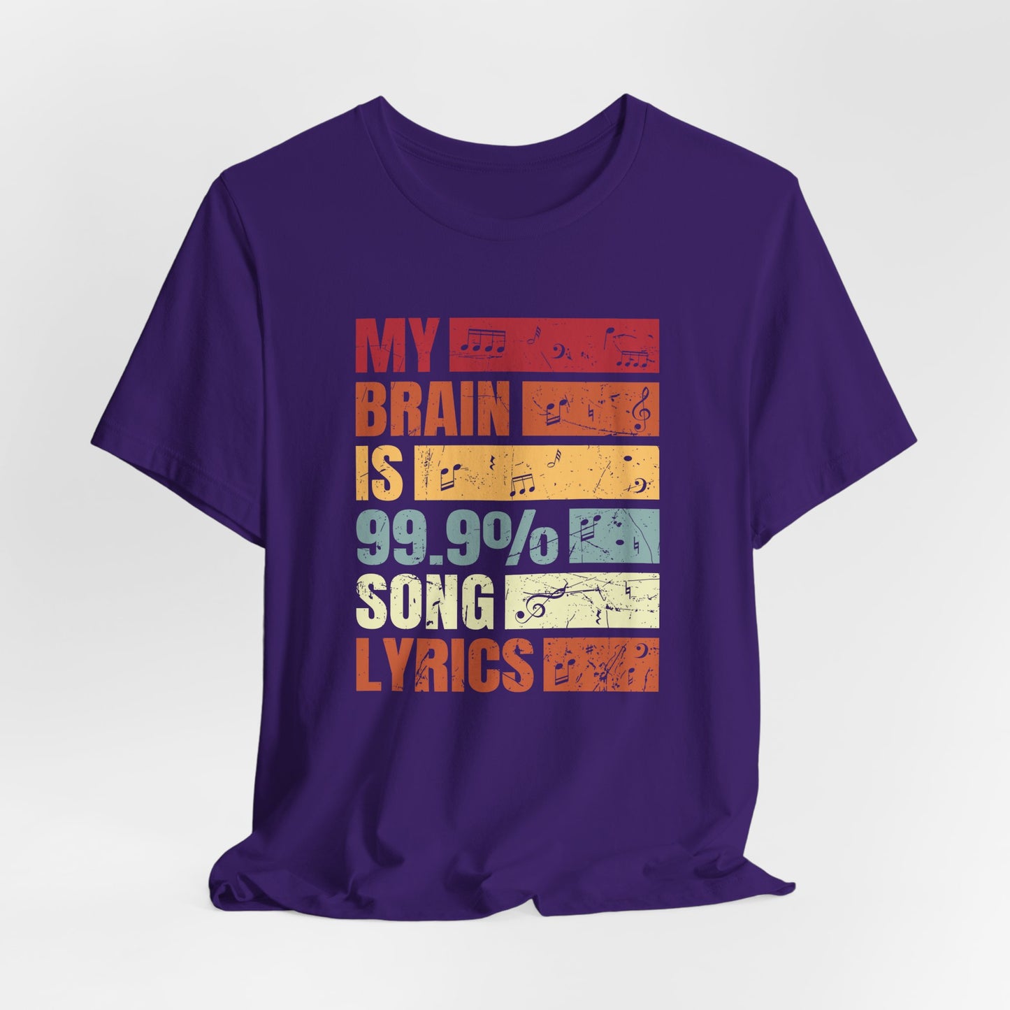 Song Lyrics Unisex Tee, Music Lover Shirt, Gift for Musicians, Funny T-Shirt, Song Lyric Apparel