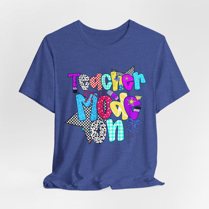 Colorful Teacher Mode Unisex Tee