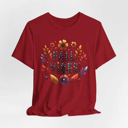 Floral Fall Vibes Bella Canvas Tshirt