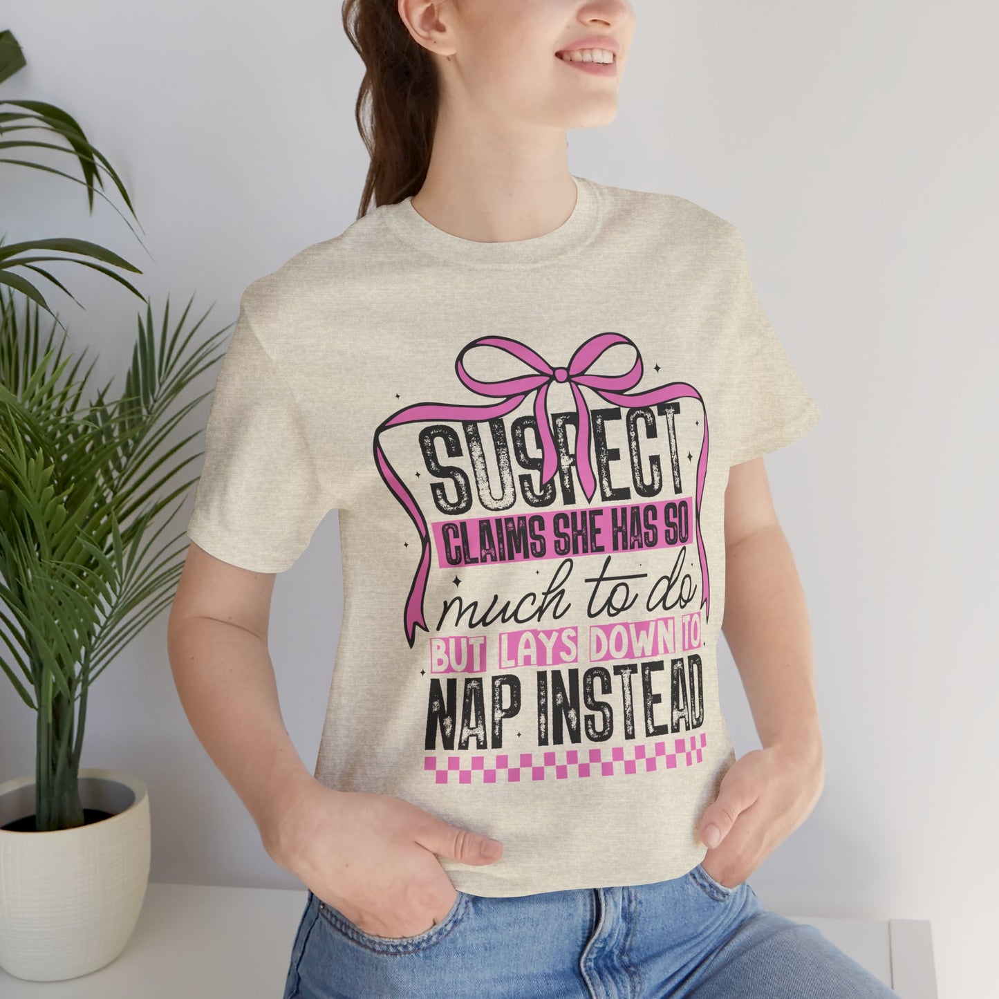 Funny Nap Instead Tee, Unisex Jersey Short Sleeve Shirt