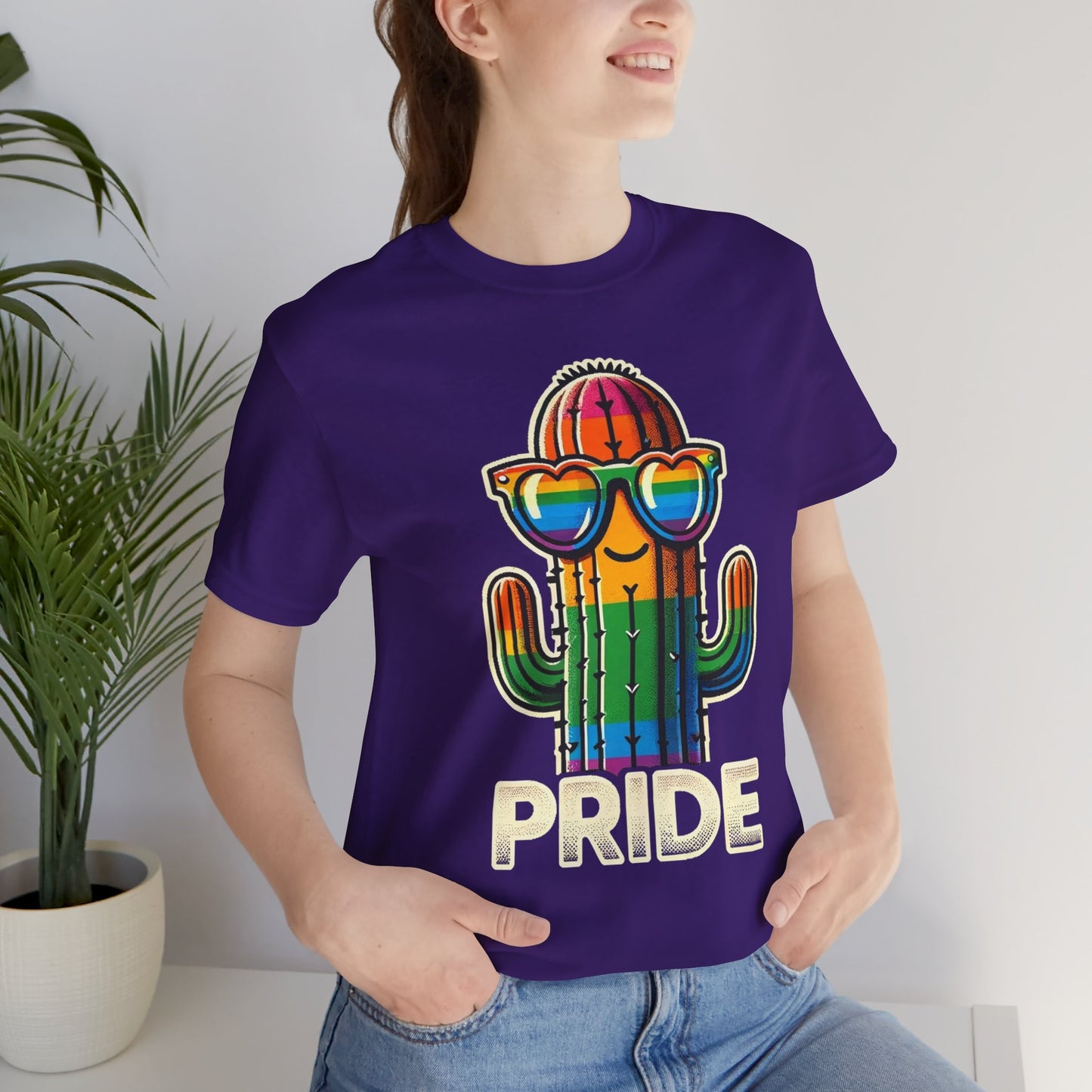 Pride Cactus Unisex Jersey Tee