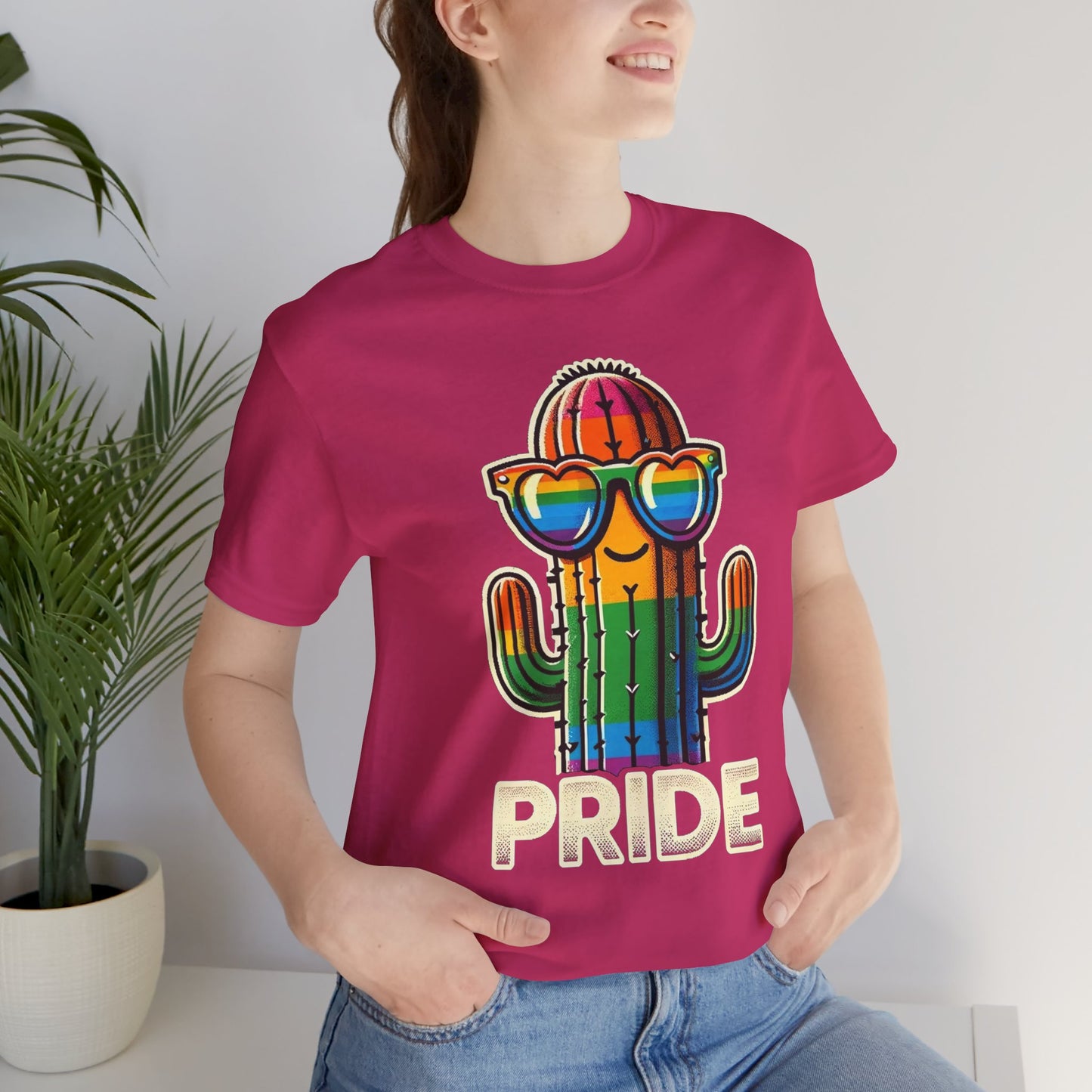 Pride Cactus Unisex Jersey Tee
