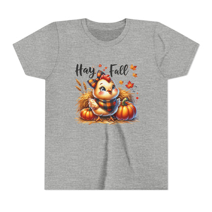 Hay Fall! Chick- Bella Canvas Youth tshirt