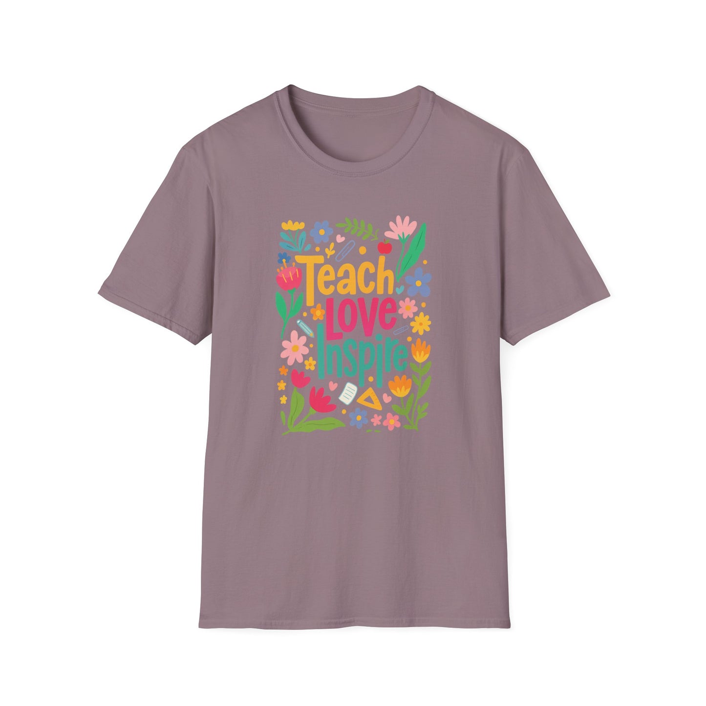 Teach Love Inspire Gildan Softstyle Tshirt
