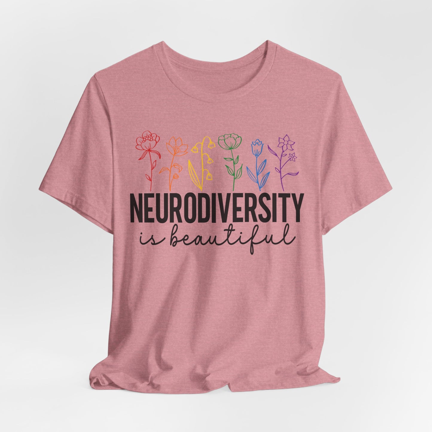 Neurodiversity is Beautiful Tee - Unisex Short Sleeve T-Shirt