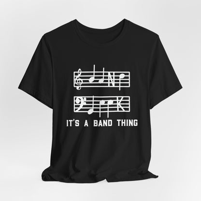 Band Geek White Graphic Bella Canvas Tee shirt