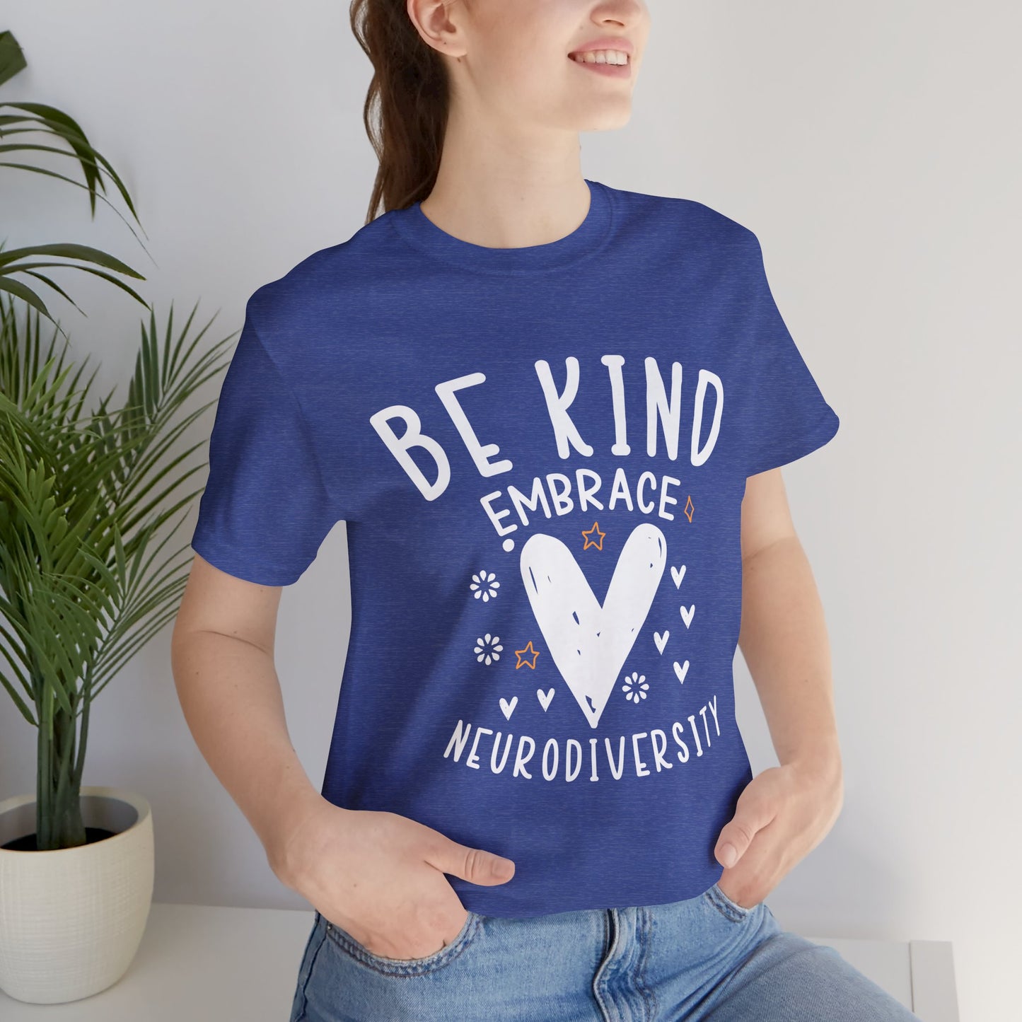 Be Kind Neurodiversity Tee - Unisex Short Sleeve Shirt