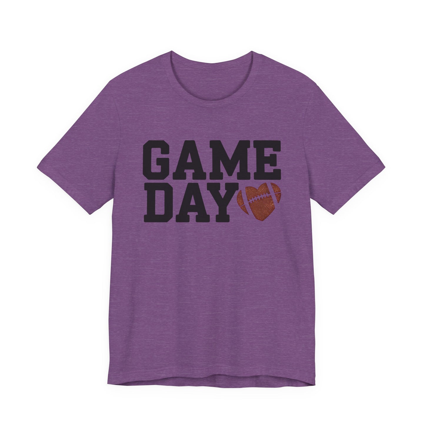 Game Day Football Heart Unisex Tee