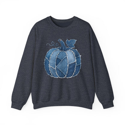 Denim Pumpkin Gildan Crewneck