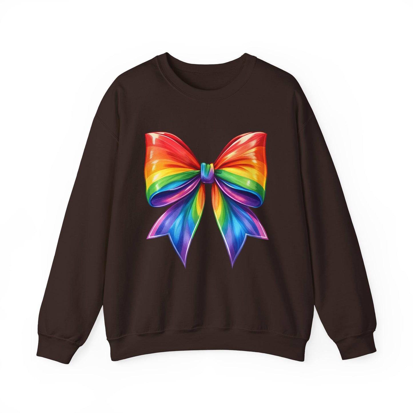 Pride Rainbow Bow Unisex Crewneck Sweatshirt