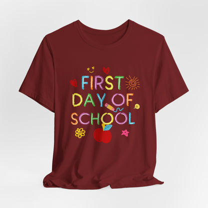 Back-to-School Fun Tee, Unisex Jersey Short Sleeve Tee