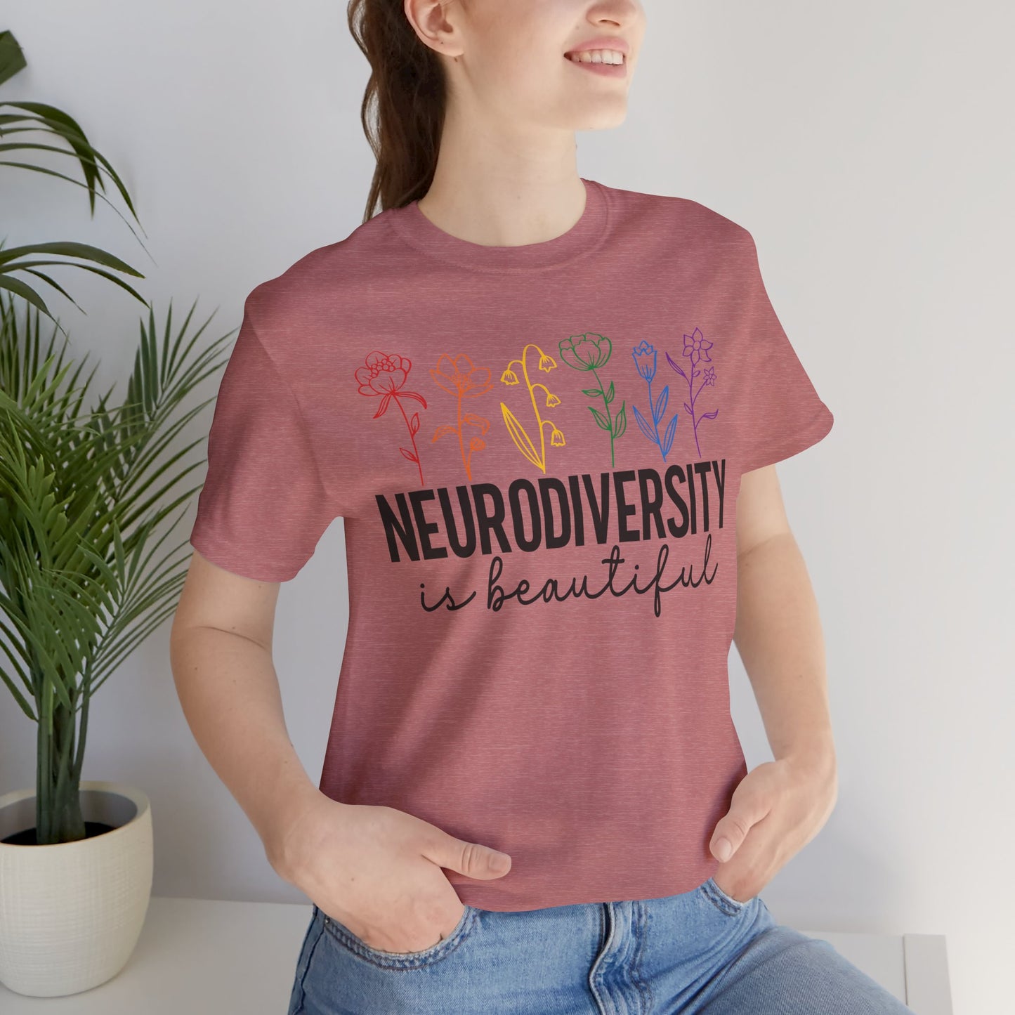 Neurodiversity is Beautiful Tee - Unisex Short Sleeve T-Shirt