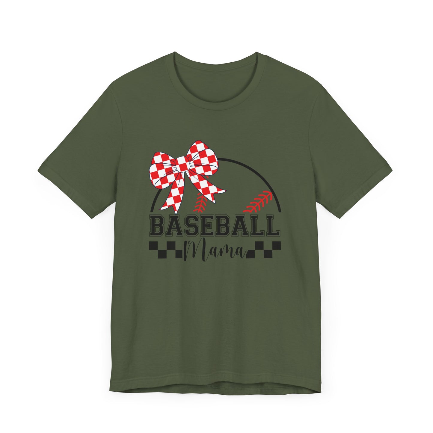 Baseball Mama Tee - Cute Unisex Jersey Short Sleeve T-Shirt for Sports Moms, Perfect for Game Day, Mother's Day Gifts, Casual Wear