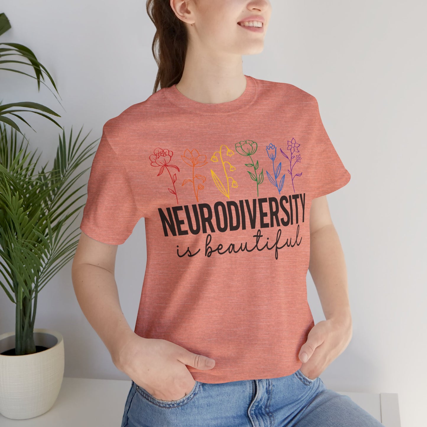 Neurodiversity is Beautiful Tee - Unisex Short Sleeve T-Shirt