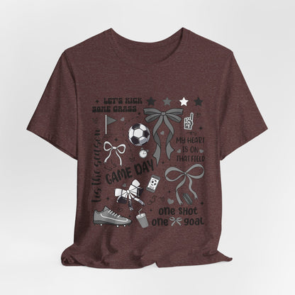 Soccer Game Day Collage Bella Canvas Tee