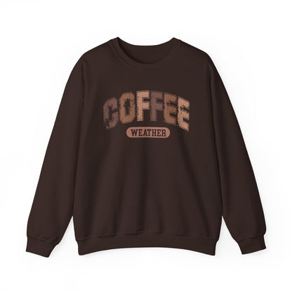 Coffee Weather Gildan Crewneck Sweatshirt