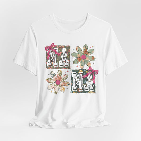 Floral Mama T-Shirt - Perfect Gift for Moms