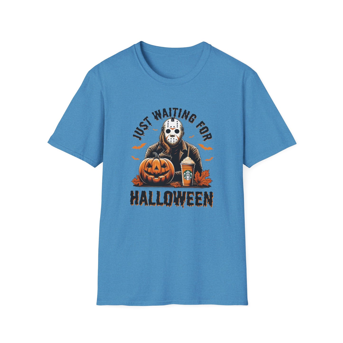 Just Waiting for Halloween Movie Graphic Tee, Unisex Softstyle T-Shirt