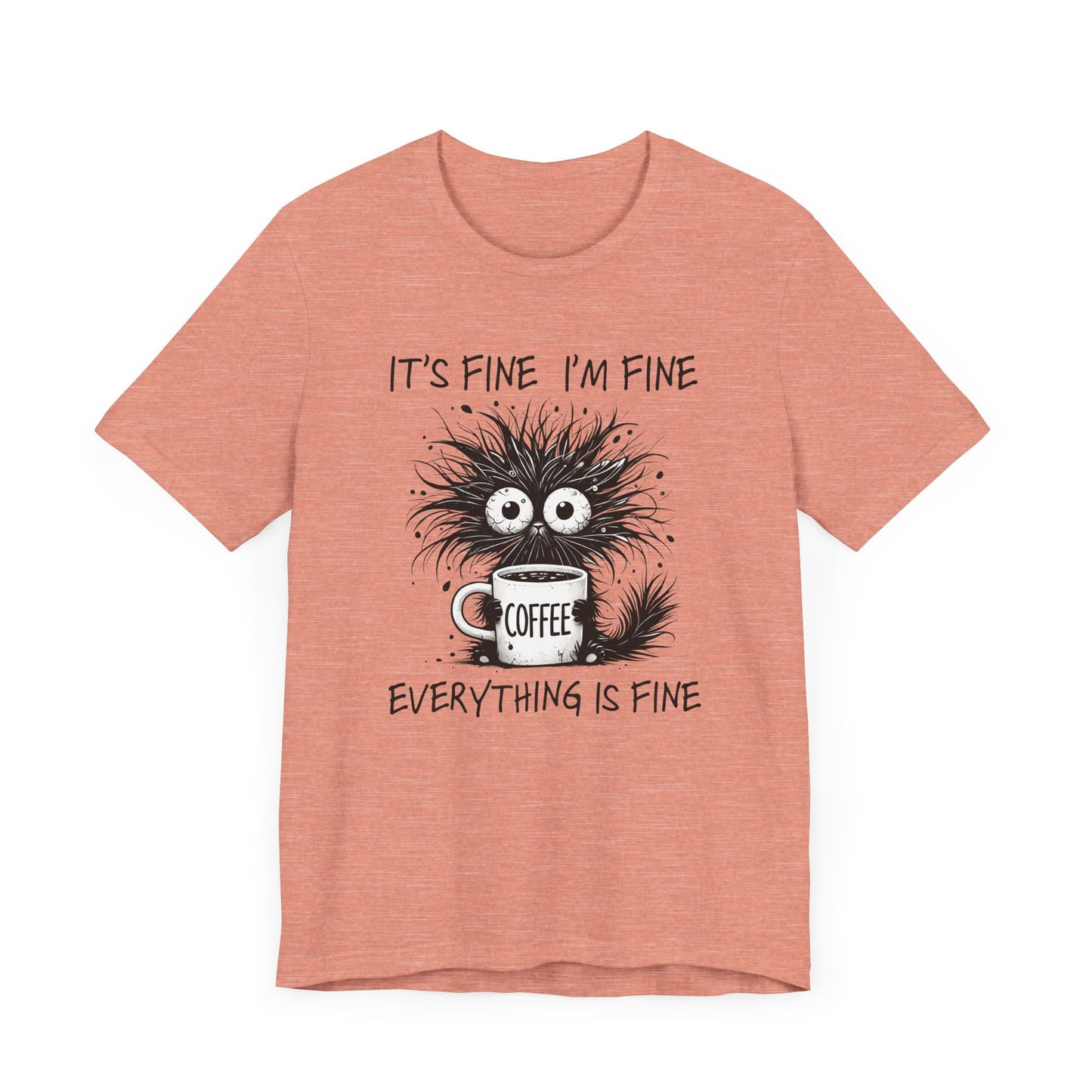 Funny Coffee Lover's Tee, Unisex Jersey Shirt, Casual Humor Tee, Gift for Coffee Enthusiasts, Sarcastic Coffee Top, Coffee Addict Outfit