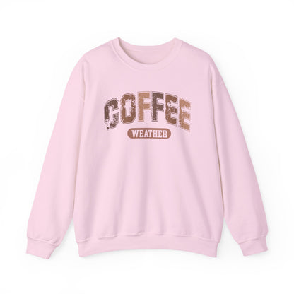 Coffee Weather Gildan Crewneck Sweatshirt