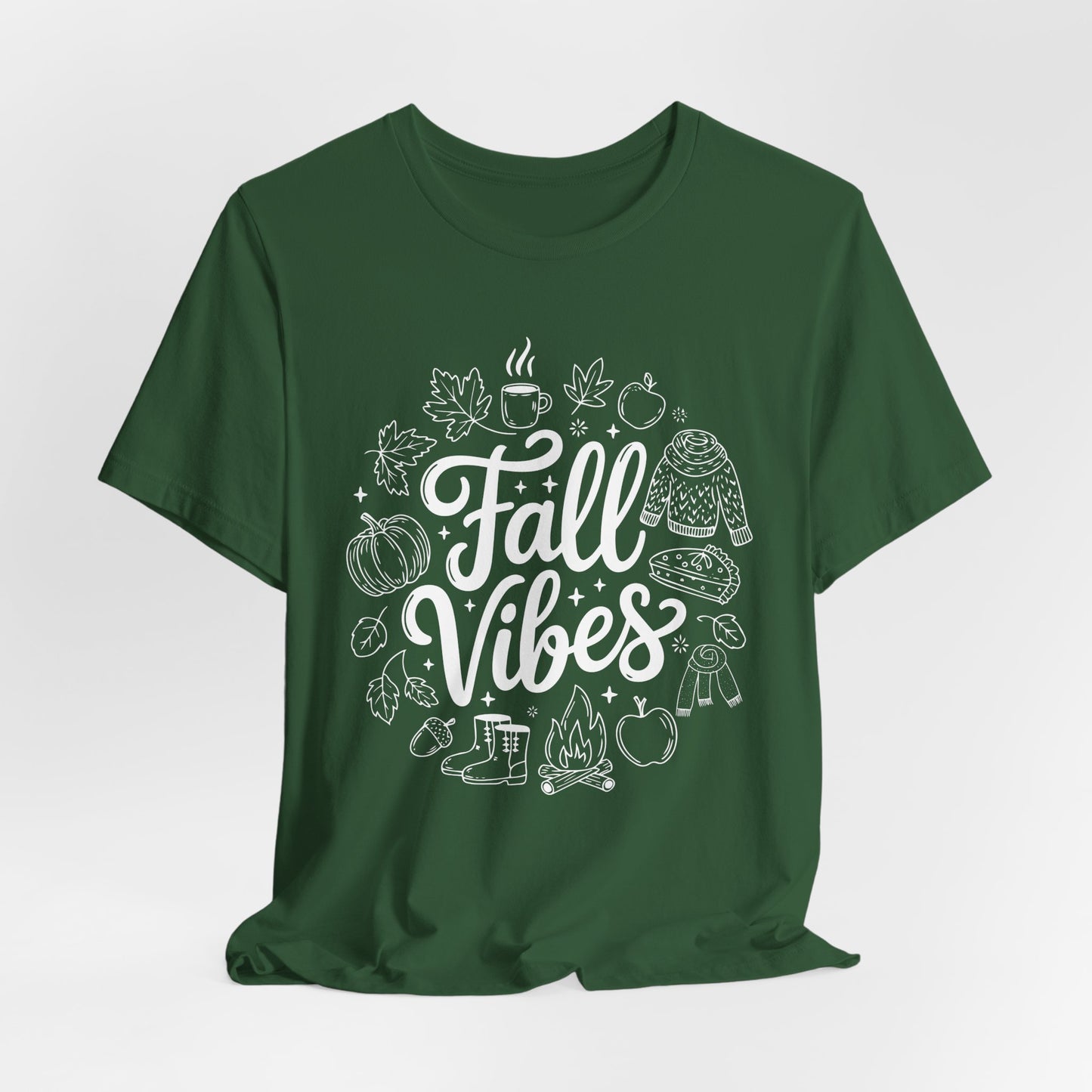 Fall Vibes Unisex Tee - Cozy Autumn T-shirt