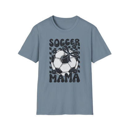 Soccer Mama Checkered Bella Canvas Tee