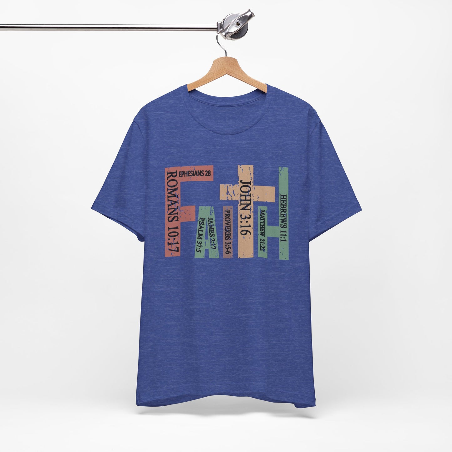 Faith Graphic Tee, Unisex T-Shirt, Inspirational Shirt, Casual Wear, Gift for Believers, Motivational Fashion
