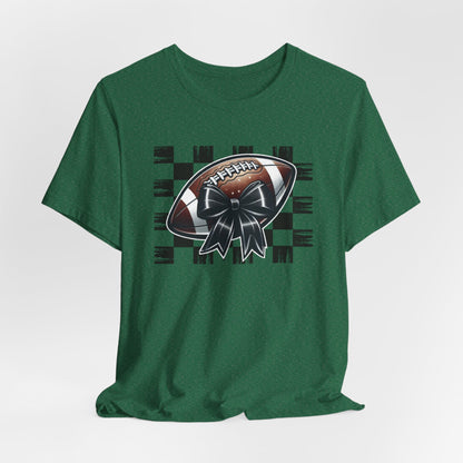 Football Checkered Pattern Tee