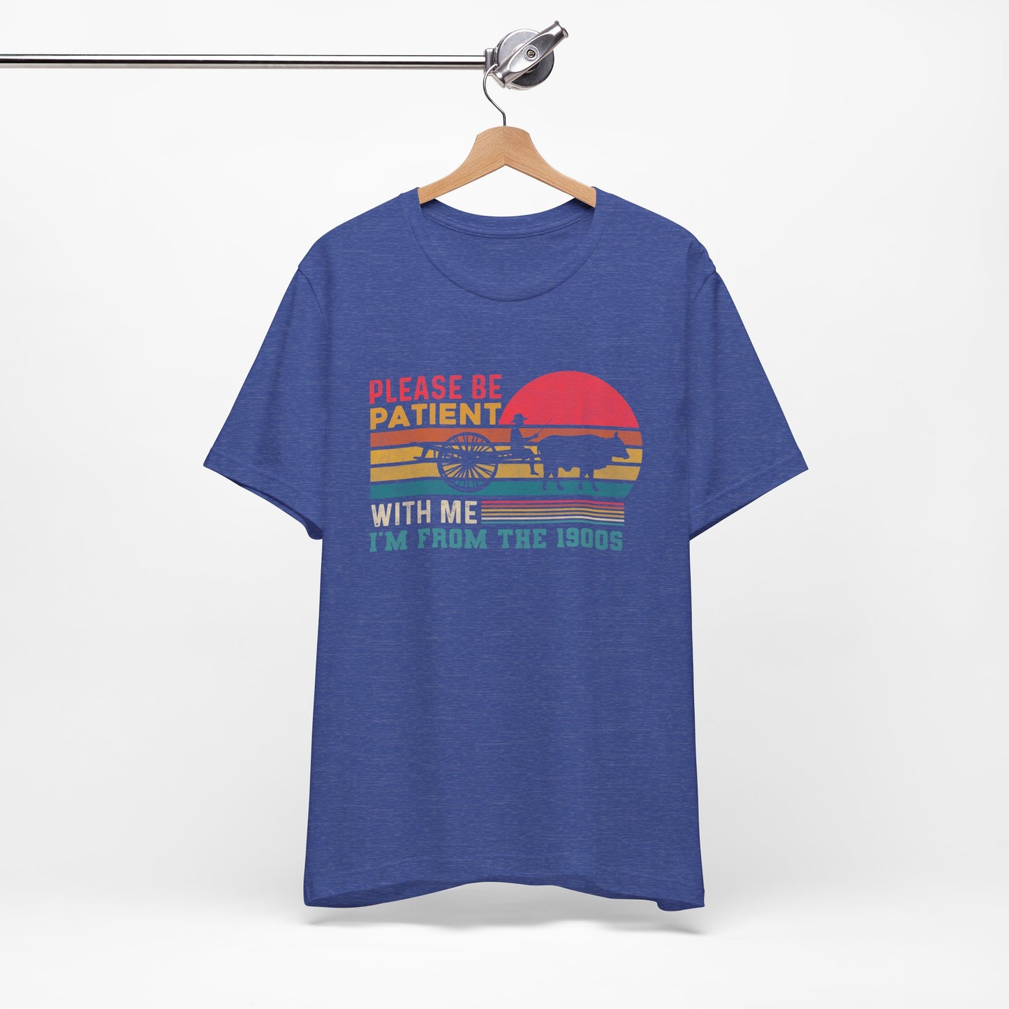 Vintage Humor Tee: Please Be Patient With Me I'm from the 1900s, Retro T-Shirt
