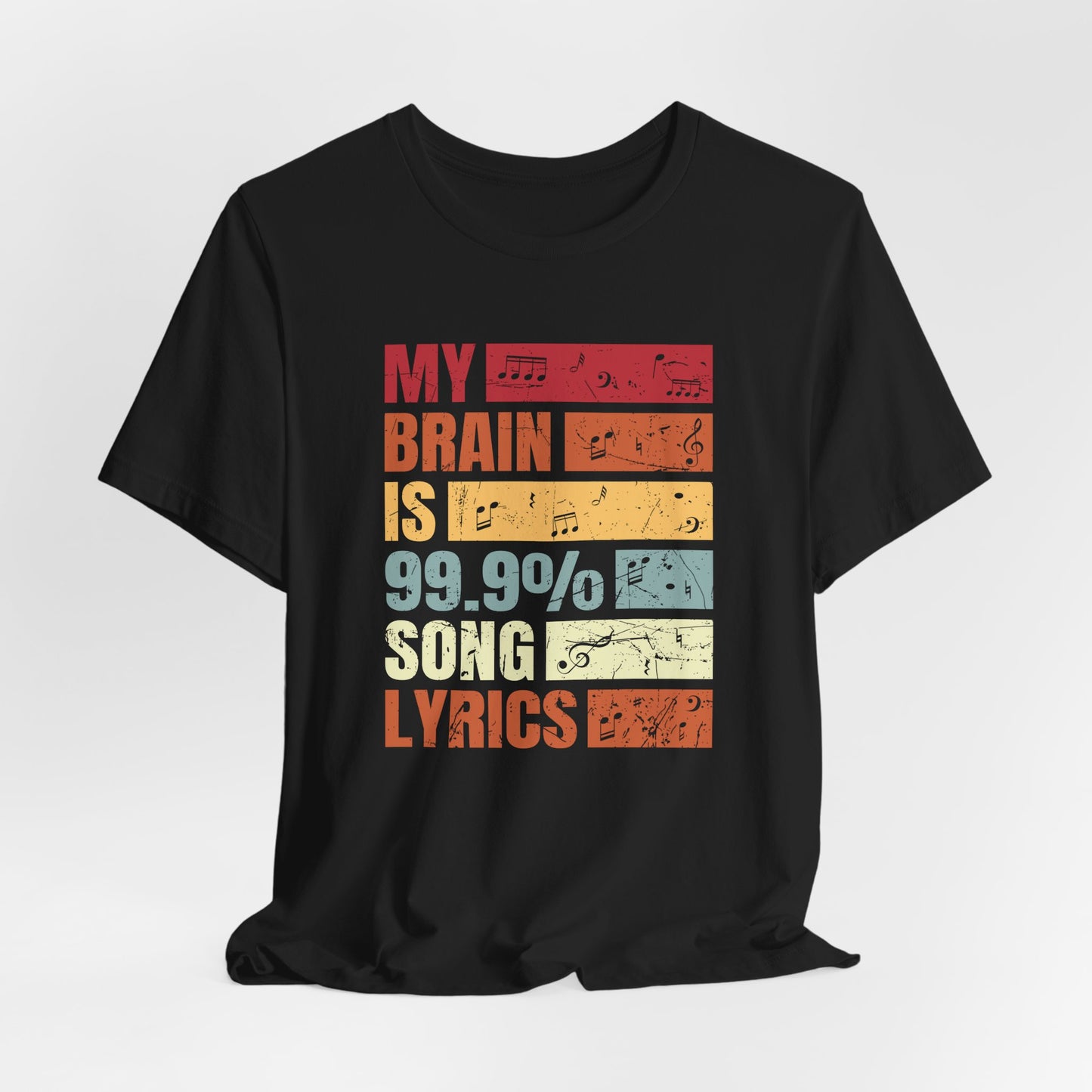 Song Lyrics Unisex Tee, Music Lover Shirt, Gift for Musicians, Funny T-Shirt, Song Lyric Apparel